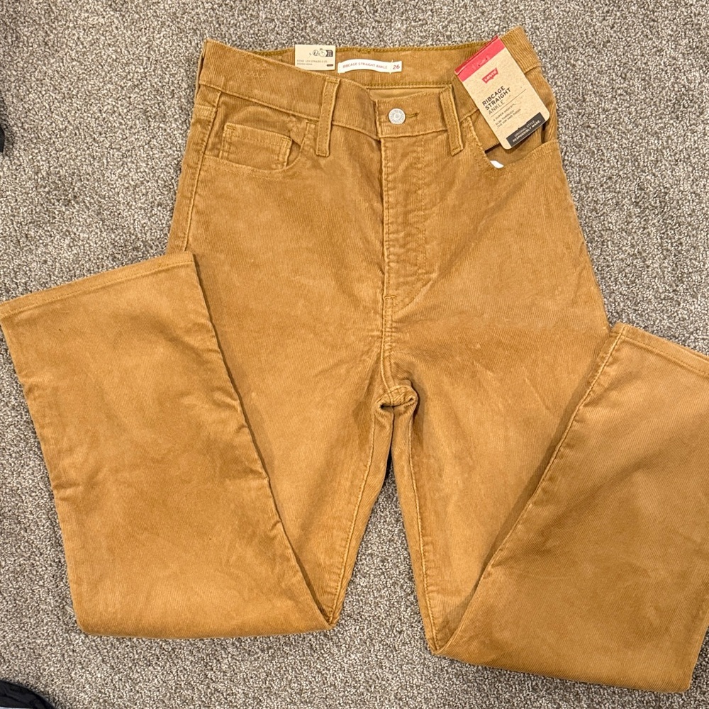 Levi's Men's Brown Straight Jeans